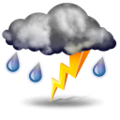 Tempo previsto: Precipitazioni, molto instabile Tempo previsto: Precipitazioni, molto instabile